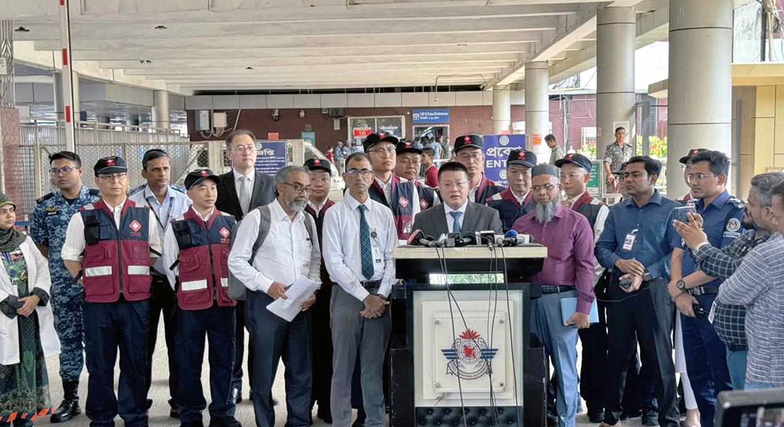 আহত শিক্ষার্থীদের চিকিৎসা দিতে ঢাকায় চীনা মেডিকেল টিম